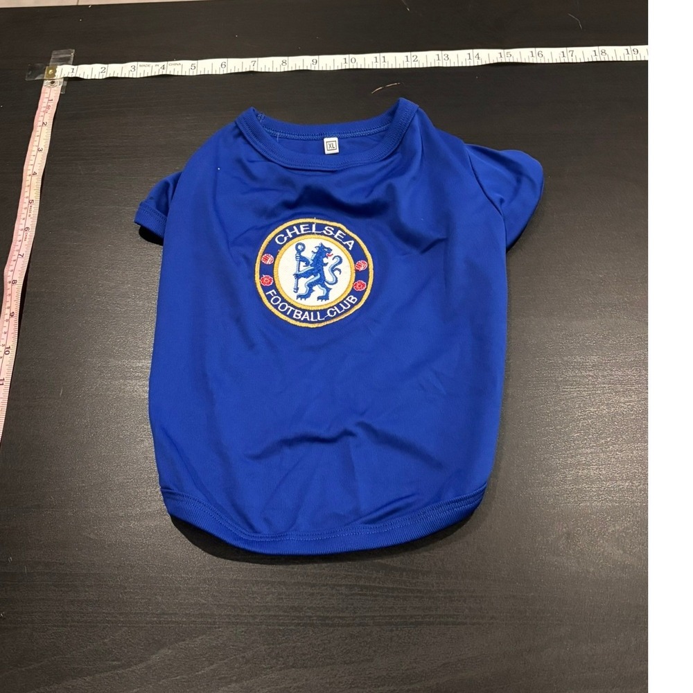 Chelsea Football Club Blue Pet Jersey Dog Shirt XL Chelsea FC Soccer Kit